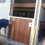 Wanddurchbrüche und Einbau der neuen Türen