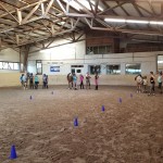 Reiterspiele - 3 Teams traten gegeneinander an